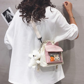 Uus mudel tasku ja 3D elemendiga väike kott