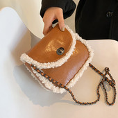 Modern női táska ökobőrből és pehelyből