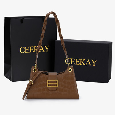 Stílusos női bőrtáska három színben