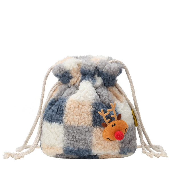 Moderna ženska karirana torba s ručkom za rame