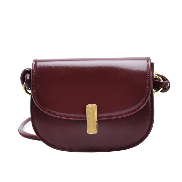 Moodne väike ökonahast kott metallist lukuga