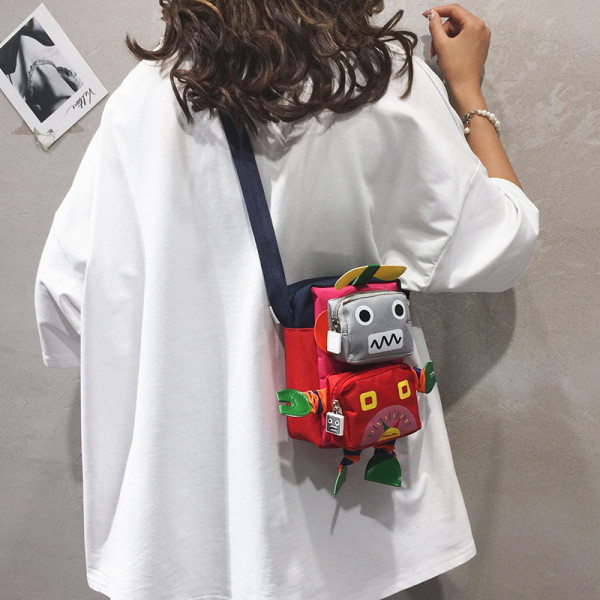 Šarena mala ženska torba s ručkom za rame