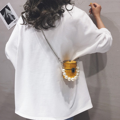 Moodne väike pärlitega naistekott