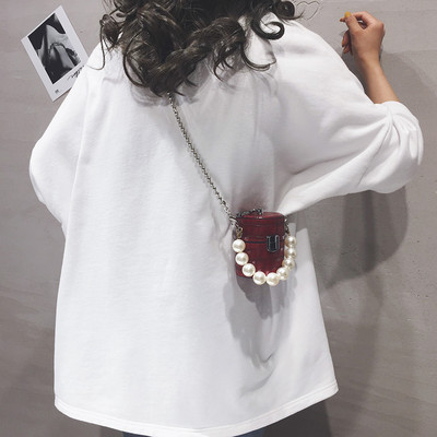 Moodne väike pärlitega naistekott