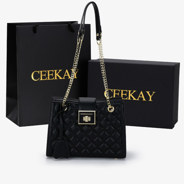 Eko bőrből készült női táska hosszú füllel - három színben