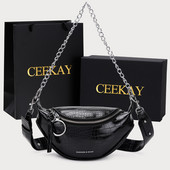 Új modell női válltáska cipzárral