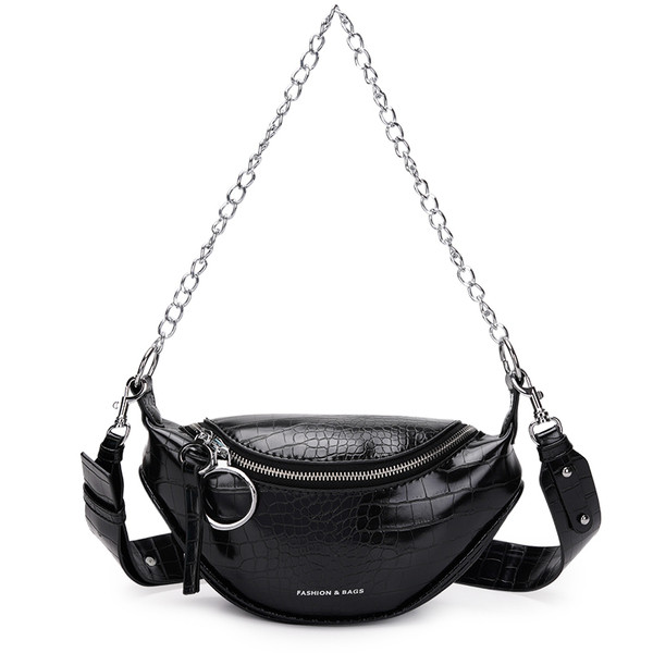 Új modell női válltáska cipzárral