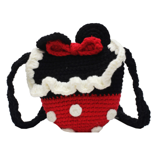 Νέο μοντέλο πλεκτή γυναικεία τσάντα ώμου