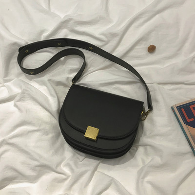 Öko-nahast moodne naiste kott metallist pandlaga