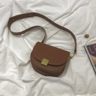 Öko-nahast moodne naiste kott metallist pandlaga