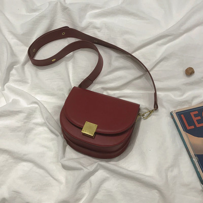 Öko-nahast moodne naiste kott metallist pandlaga