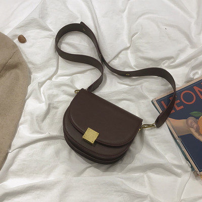 Öko-nahast moodne naiste kott metallist pandlaga