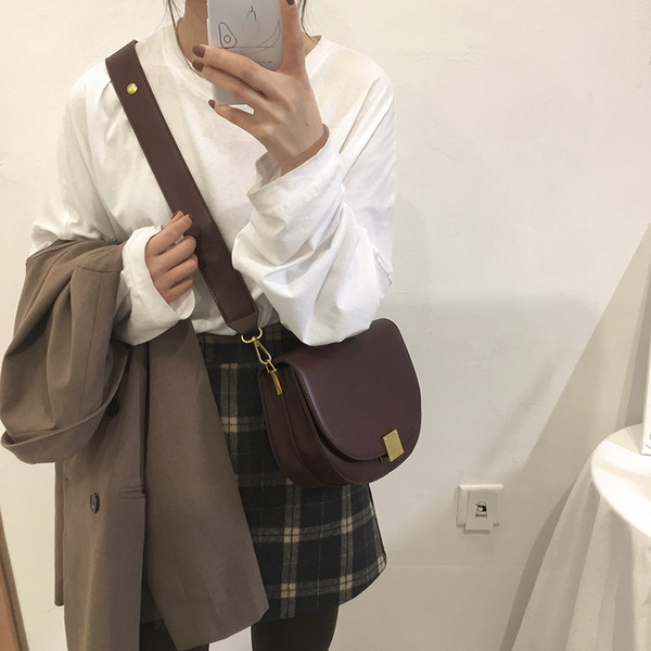 Öko-nahast moodne naiste kott metallist pandlaga