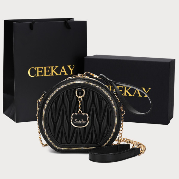 Naiste ümarkott lühikese ja pika sangaga