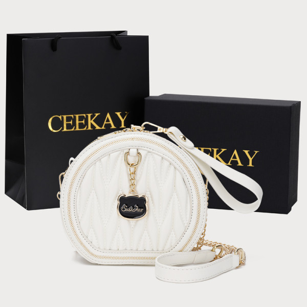 Naiste ümarkott lühikese ja pika sangaga