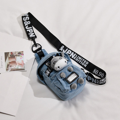 Uue mudeli naiste teksakott 3D elemendiga