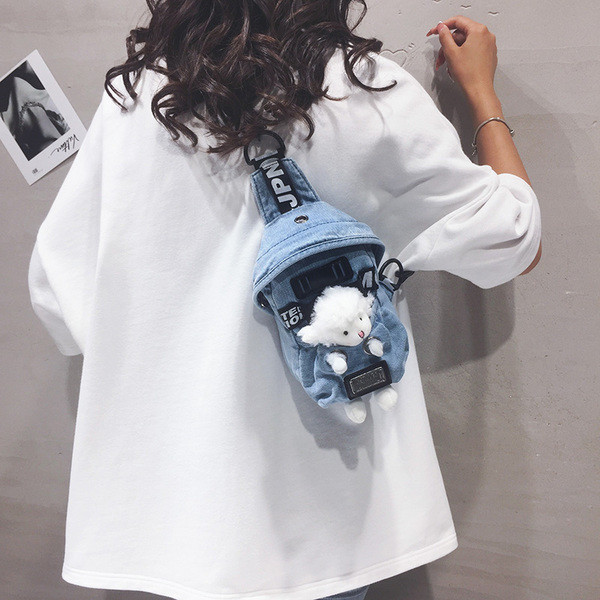 Uue mudeli naiste teksakott 3D elemendiga