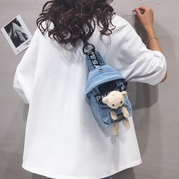 Uue mudeli naiste teksakott 3D elemendiga