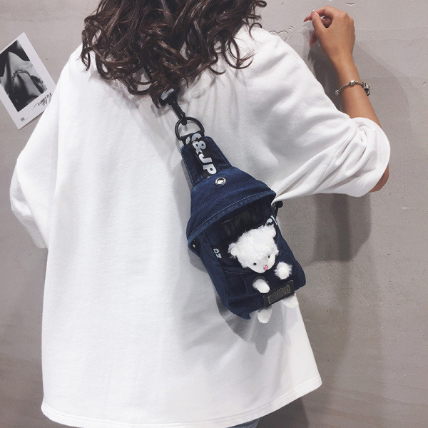 Uue mudeli naiste teksakott 3D elemendiga