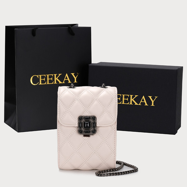 Moderna ženska kožna torba s kopčom