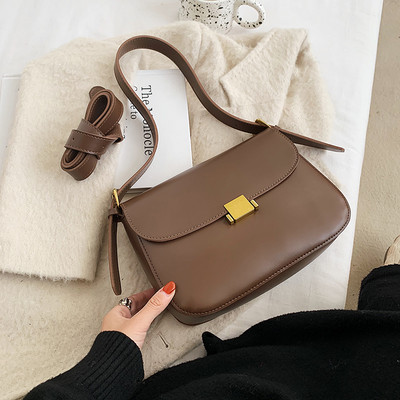 Női bőrtáska - sima modell