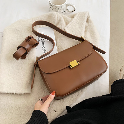 Női bőrtáska - sima modell