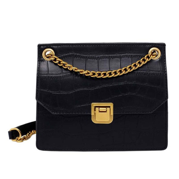 Moderna mala torba s metalnim lancem