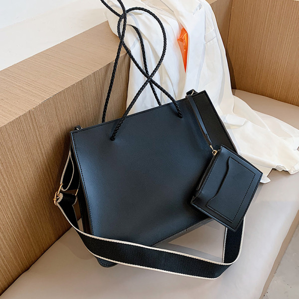 Sima modell női táska dupla füllel és belső pénztárcával