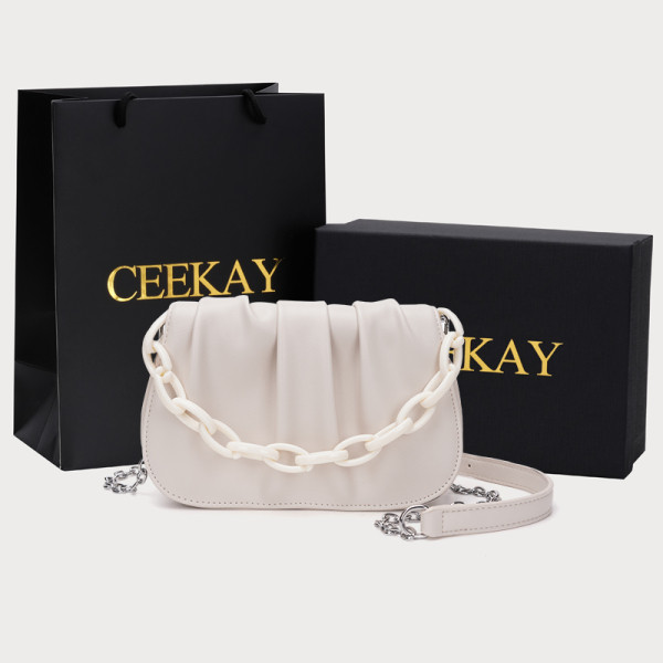 Stiilne kahe sangaga nahast naistekott