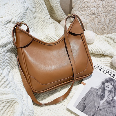 Naiste vabaaja pika sangaga nahast kott