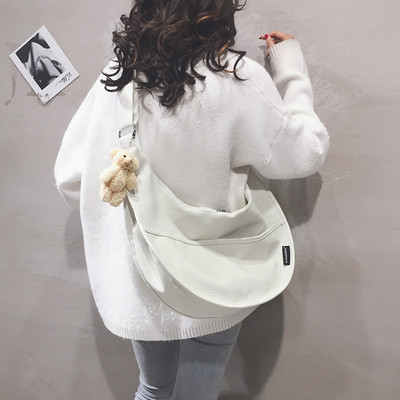 Модерна дамска чанта от изкуствена кожа -за рамо