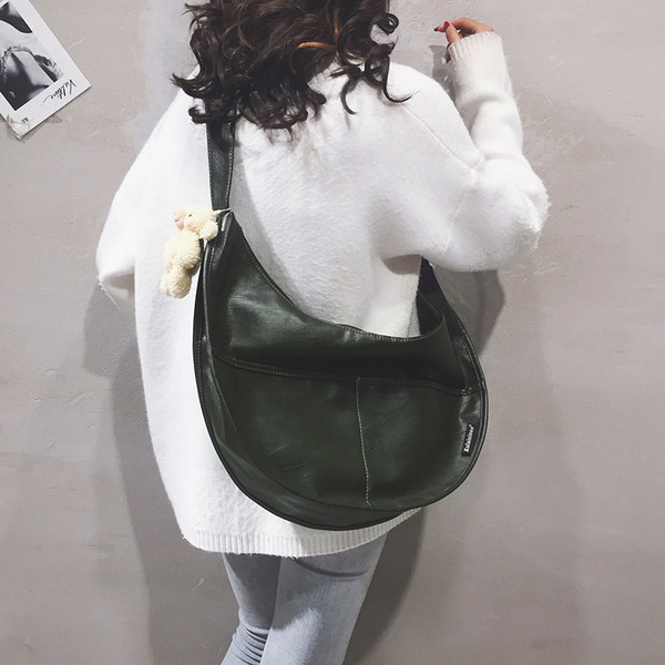 Модерна дамска чанта от изкуствена кожа -за рамо