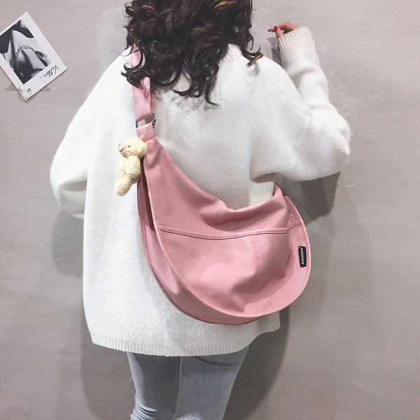 Модерна дамска чанта от изкуствена кожа -за рамо