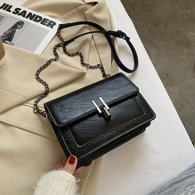 Naiste igapäevane neljas värvitoonis pika sangaga nahast kott