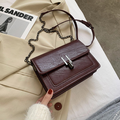 Naiste igapäevane neljas värvitoonis pika sangaga nahast kott