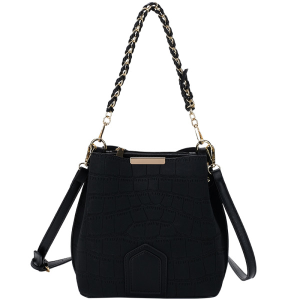 Naiste nahast kott-retro stiilis kahe sangaga