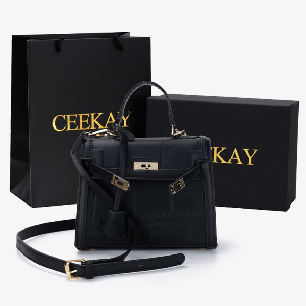 Stiilne naiste nahast kott lukuga