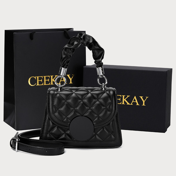 Új modell eko bőrből készült női táska, két füllel