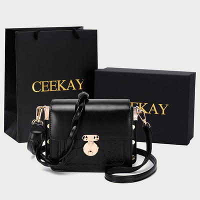 Έκο δερμάτινη τσάντα με μακριά δερμάτινη λαβή σε τρία χρώματα