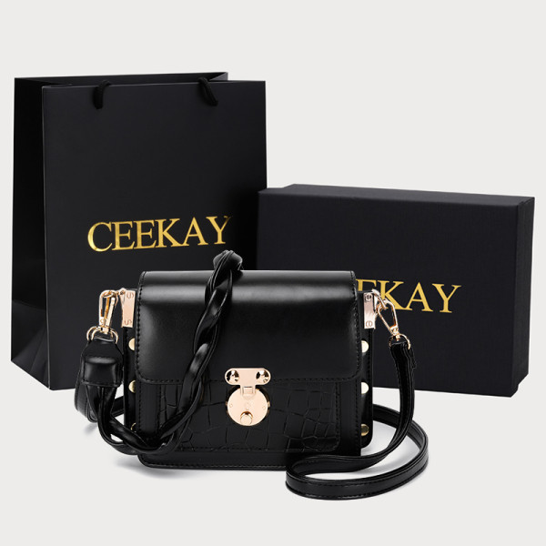 Έκο δερμάτινη τσάντα με μακριά δερμάτινη λαβή σε τρία χρώματα