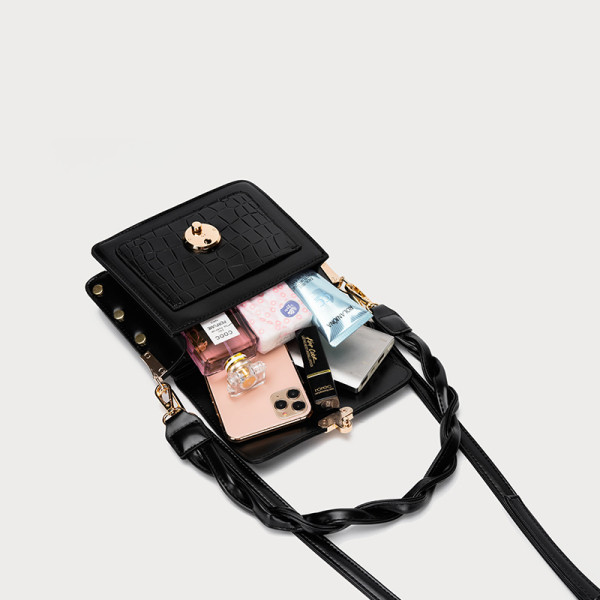 Έκο δερμάτινη τσάντα με μακριά δερμάτινη λαβή σε τρία χρώματα