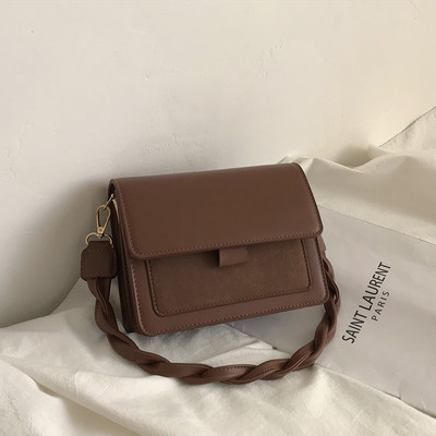 Μικρή έκο δερμάτινη τσάντα με μία λαβή