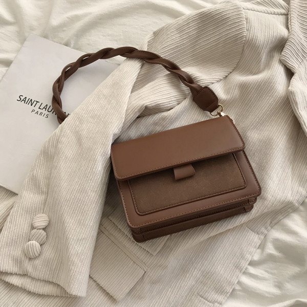 Μικρή έκο δερμάτινη τσάντα με μία λαβή