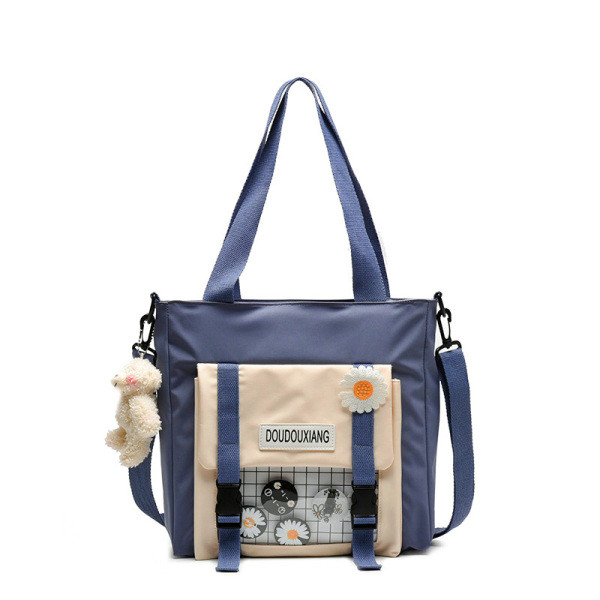 Igapäevane naiste kott tekstiilist taskuga