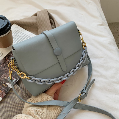 Moodne reguleeritava käepidemega nahast naistekott