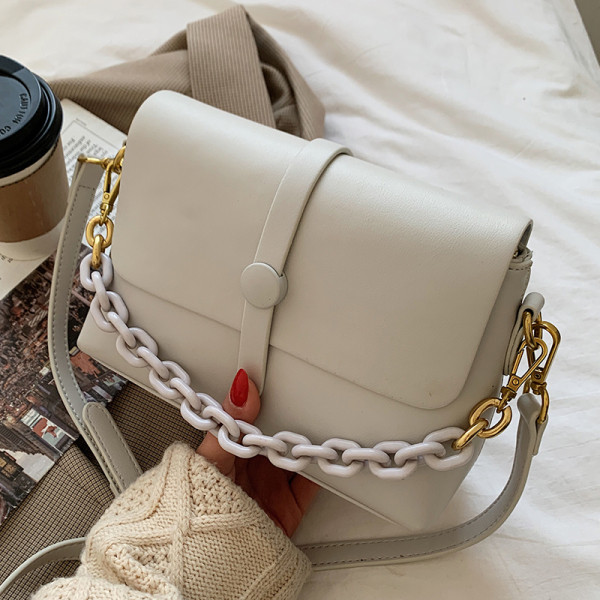 Moodne reguleeritava käepidemega nahast naistekott