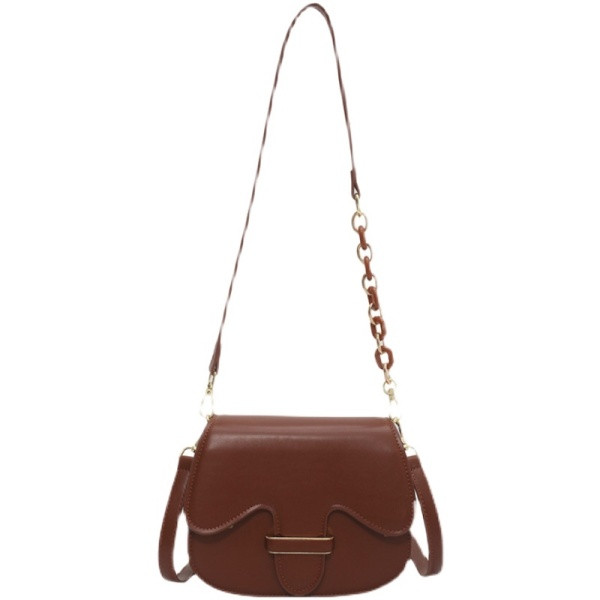 Női bőrtáska fémlánccal, négy színben