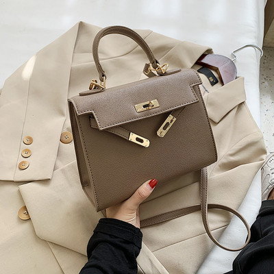 Elegantna ženska kožna torba s dvije ručke