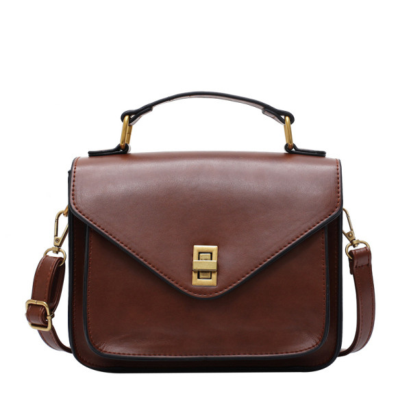 Naiste nahast kott pikkade ja lühikeste sangadega