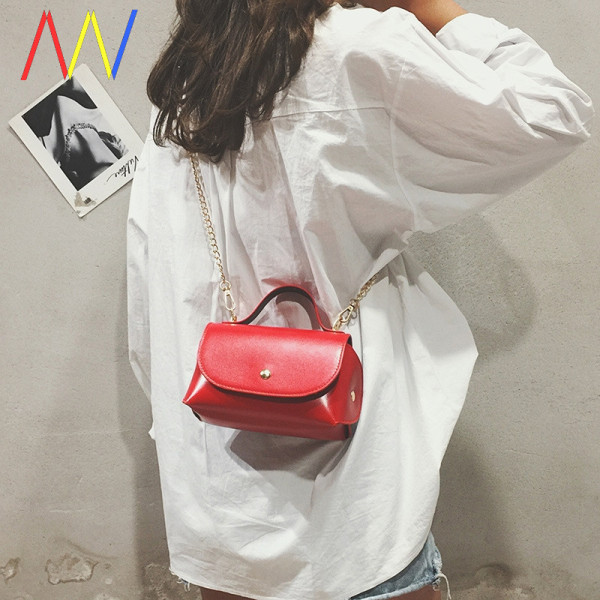 Öko-nahast naiste minikott metallist ketiga